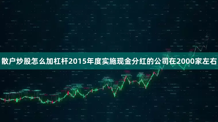 散户炒股怎么加杠杆2015年度实施现金分红的公司在2000家左右